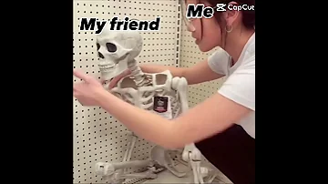 Treat Me Like White Tee Rizz Skeleton Meme Fypシ Blowup 