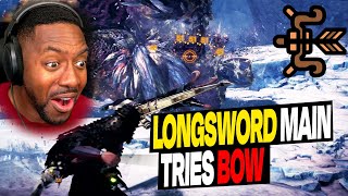 Longsword Main Tries Bow For The First Time | Monster Hunter World Iceborne