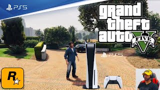 GTA 5 PS5 gameplay DZ تجربة جراند ثفت أوتو 5 فلبلايستيشن 5