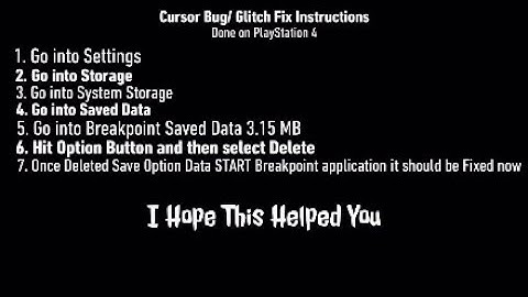 Ghost Recon Breakpoint Cursor Bug Glitch Fix