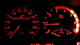 BMW E46 330CI instrument cluster with oil temperature