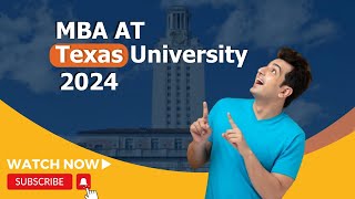 MBA At university of Texas 2024 | University of Texas #mba