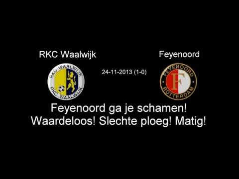 RKC - Feyenoord 1-0 Feyenoord ga je schamen! Waardeloos! Slechte ploeg!