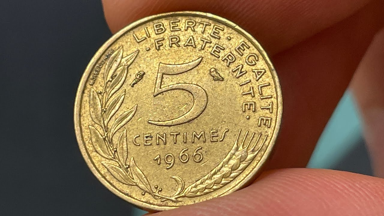 1966 France 5 Centimes Coin • Values, Information, Mintage, History