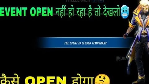 freeze over free fire the event is close temporary how to solve this problem