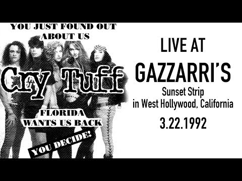 CRY TUFF LIVE AT GAZZARRIS 1992.3 .22 VINTAGE FLORIDA LOCAL BAND @MitsuChannel