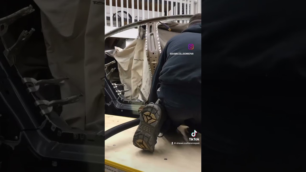 Tesla Model 3 B Pillar Replacement 