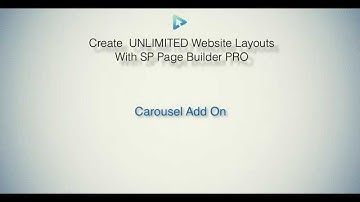 SP Pagebuilder Pro Tutorial - Carousel Add on