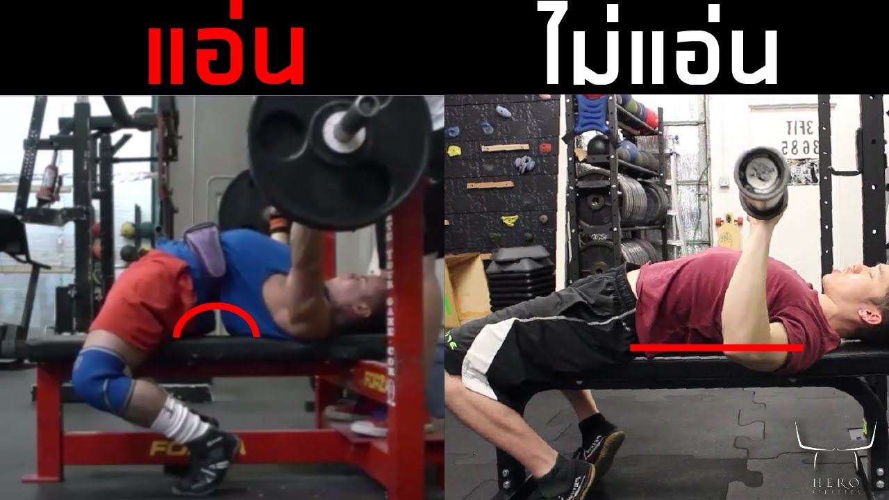 Bench Press หลังควรแอ่นหรือไม่แอ่น  !?