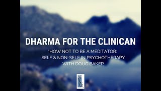 Dharma for the Clinician. 