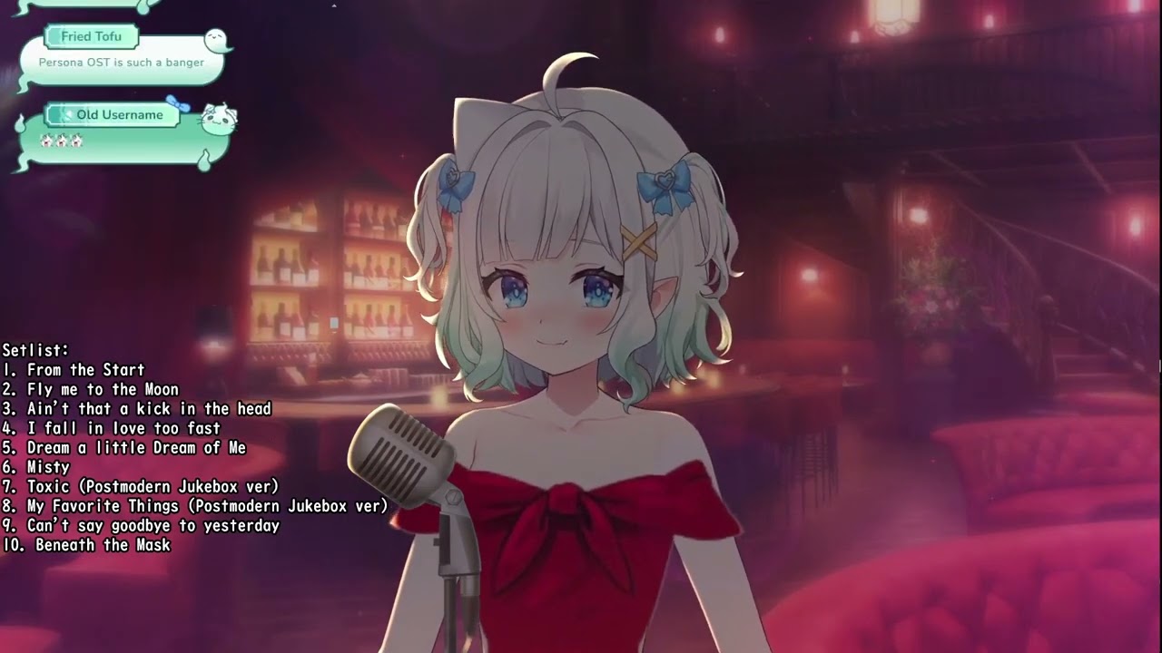 【Maid Mint】Beneath the Mask【JAZZY KARAOKE】【ミント・ファントーム 歌枠切り抜き】