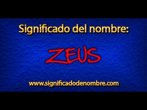 Significado de Zeus | ¿Qué significa Zeus?