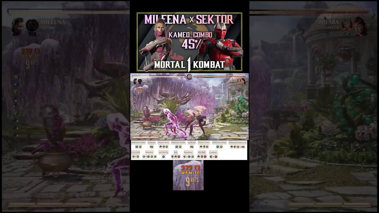 MK1 Mileena combo 45% 