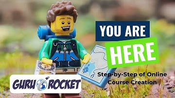 You Are Here - Online Course Creation Step-by-step Breakdown