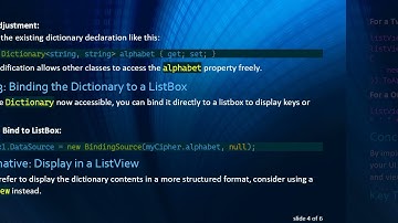 Mastering Dictionary Usage in C# : A Step-by-Step Guide for Class Interactions