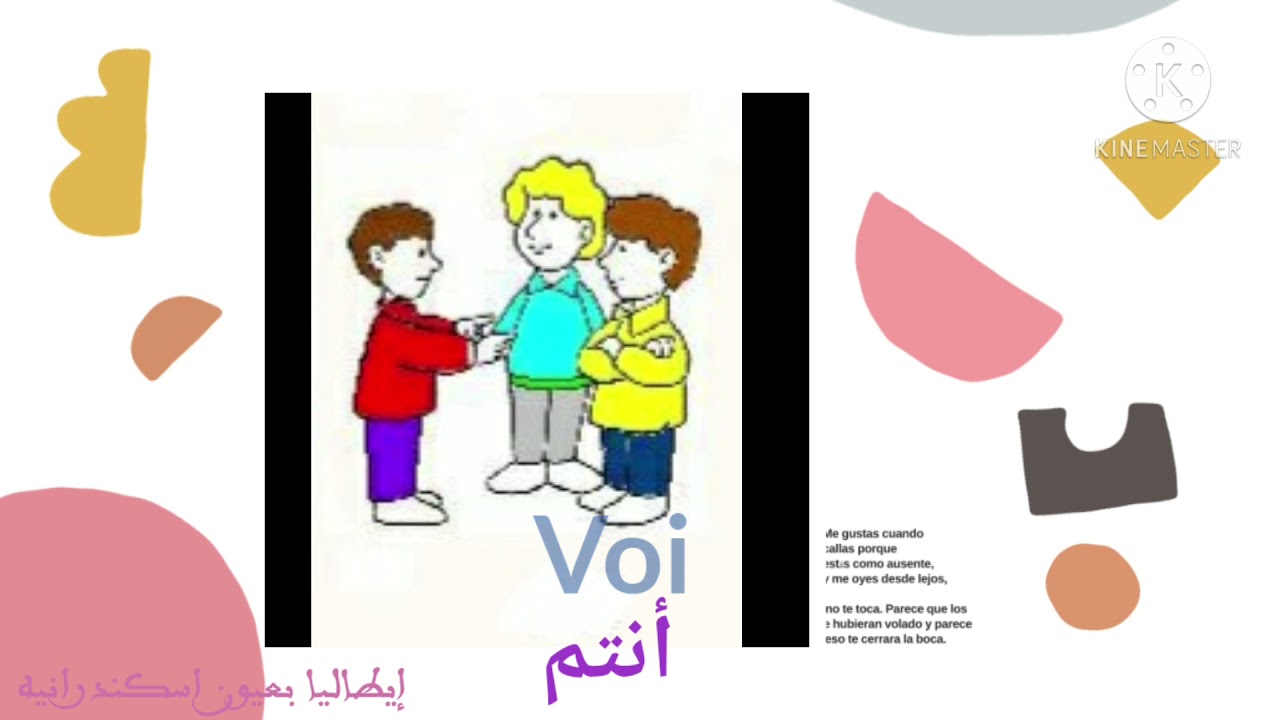 I pronomi soggetto  ضمائر الفاعل في اللغه الايطاليه 👀☺️