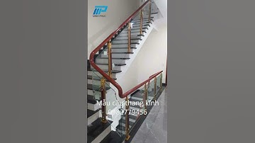 Các mẫu cầu thang kính đang thịnh hành năm 2022 | Mẫu cầu thang kính đẹp | ĐẶNG VĂN THỤY NK