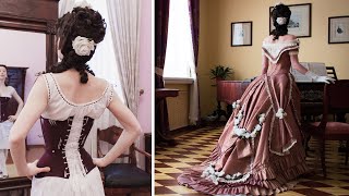 Bringing history to life: 1875 ball gown