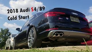 2018 Audi S4/B9 Cold start, revs and launch control.