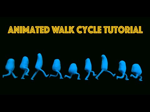 STOP MOTION WALK CYCLE - TUTORIAL #animation #waaber