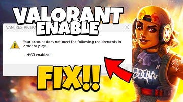 How To Enable HVCI For Valorant in 2025 | Valorant HVCI Error FIX 2025