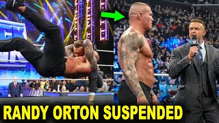 BREAKING: Randy Orton Suspended By WWE After Attacking SmackDown GM Nick Aldis REVEALED!