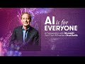 AI is for Everyone: A Keynote &amp; Conversation with Microsoft Vice Chair &amp; President Brad Smith