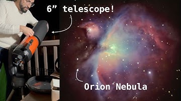 Live View of Orion Nebula through a Big Telescope!