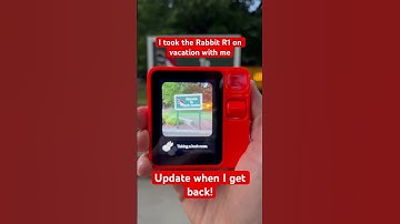 Taking my Rabbit R1 on vacation! #rabbitr1 #techreview #petesplaceunboxing