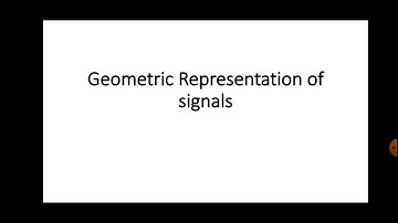 Geometric representation of signals