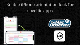 Enable iPhone orientation lock for specific apps screenshot 3