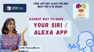 Make a Voice Assisted Web Search App | MIT App Inventor | Coding Blocks Junior