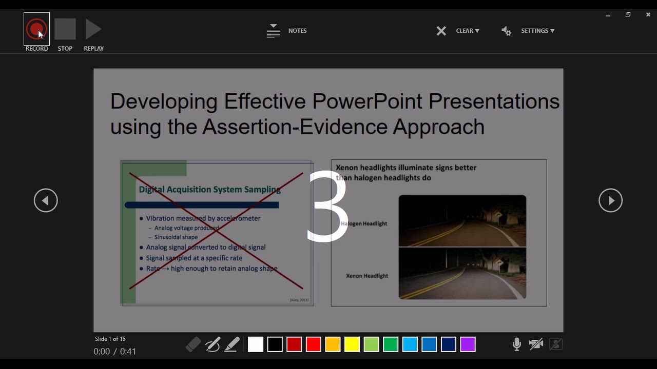 Record Audio With The Recording Tab In Powerpoint 16 Youtube