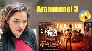 Aranmanai 3 - Official Trailer | Arya | Raashi Khanna | Sundar C | C. Sathya | Reaction