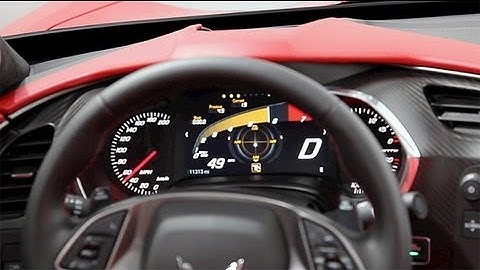 2014 Chevrolet C7 Corvette Stingray Reconfigurable Gauge Cluster | Autoblog
