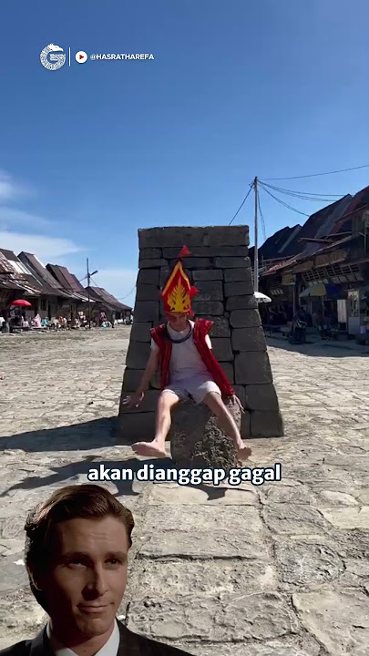 Berapa Tinggi Batu dari Tradisi Lompat Batu di Nias #shorts