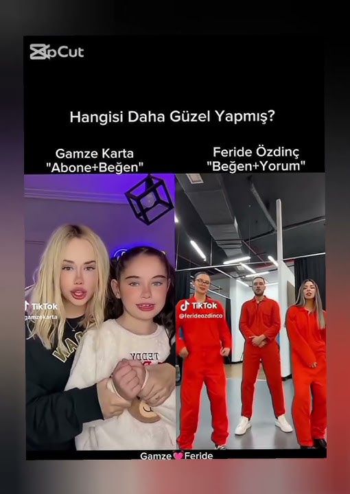 Feride ve Gamze Buluşmuş!! (İroni) 🌼 @GamzeKarta #shortvideo #duet #love #funny #shorts #youtube