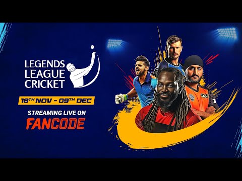 Legends League Cricket | Streaming Live on FanCode