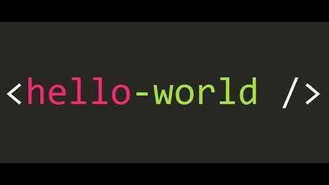 console.log("Hello World")