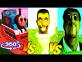 SKIBIDI TOILET vs THOMAS EXE vs OBUNGA AT 3:00 in Minecraft 360°!