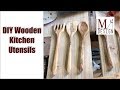 Making Wooden Utensils // Woodworking How To Making Wooden Utensils // Woodworking How To