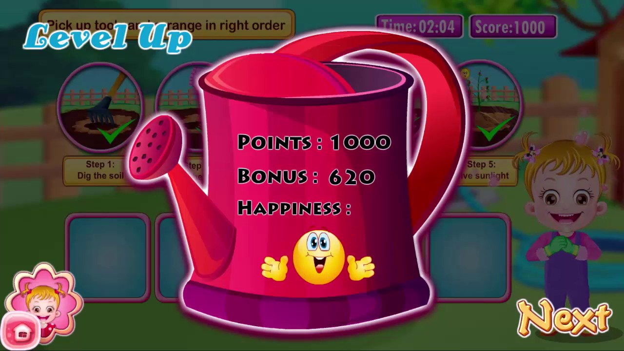 baby hazel gardening time YouTube