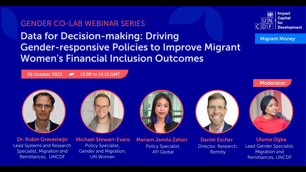 Driving Gender-responsive Policies to Improve Migrant Women's Financial Inclusion Outcomes