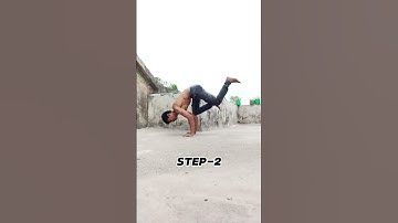 How to do handstand | Handstand tutorial only 5 steps | #wholeworkout #shorts