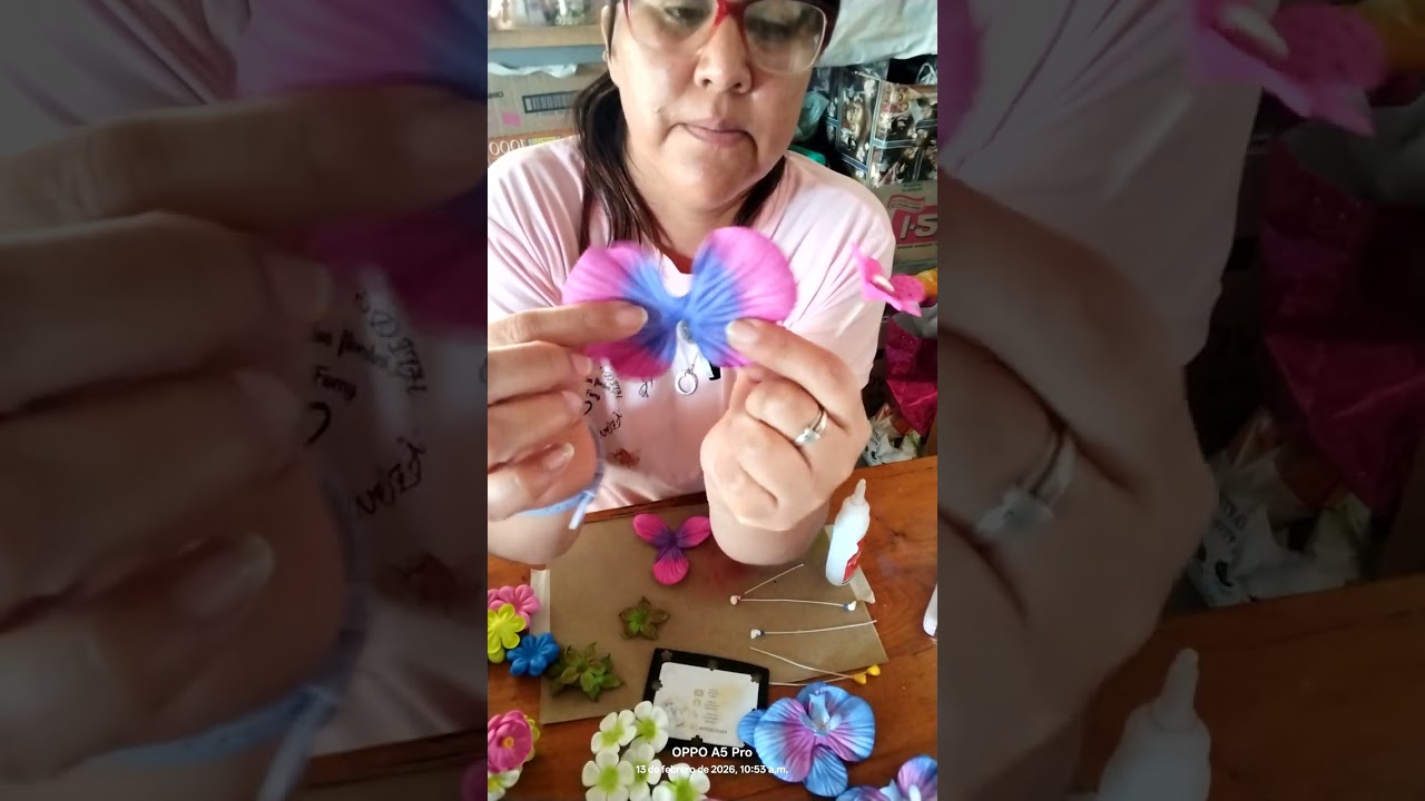 Último proceso Alos petalos de las flores 🌹 y armado de las flores para la peineta 🪮✨ o tocado 🌹