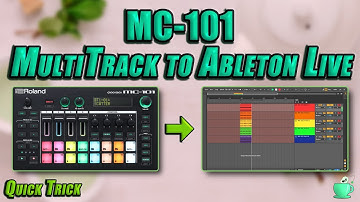 Roland MC-101 : Multi Track to Ableton Live