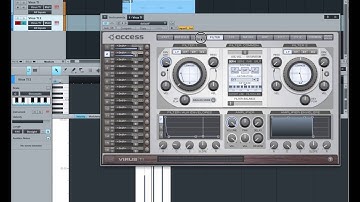 psytrance bass access virus Ti tutorial
