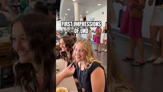 Orientation goers describe their first impression of UND in just one word