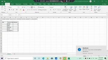 Fungsi dan Menggunakan Wrap Text dan Merge Cell pada Excel