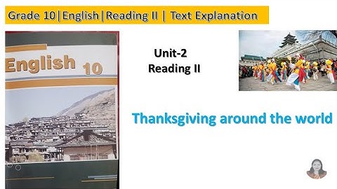 Thanksgiving around the World| class-10 English|Text Explained|Learn English with Namita